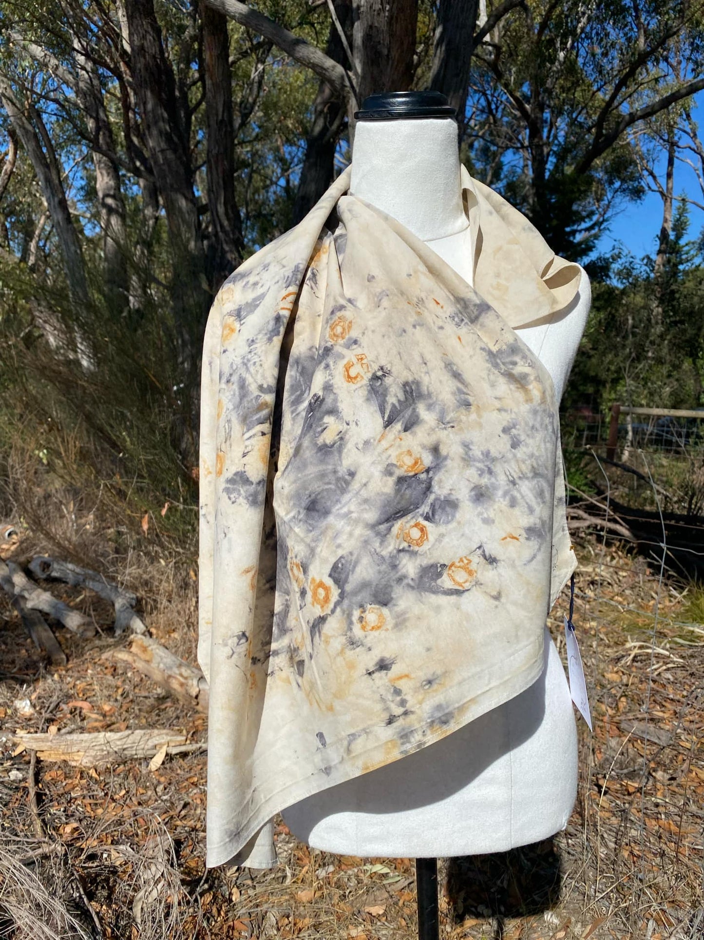 Eco-Dyed Scarf #1