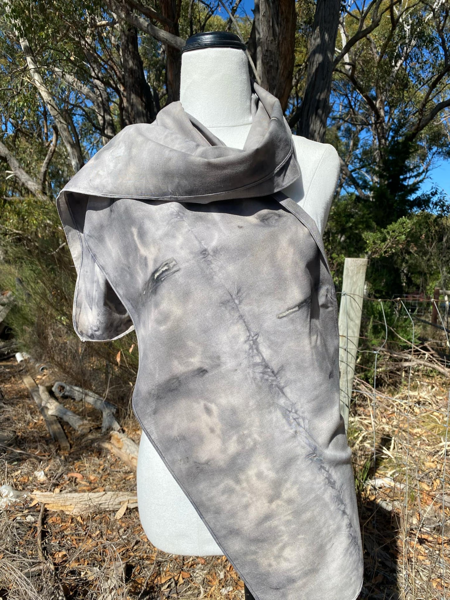 Eco-Dyed Scarf #6