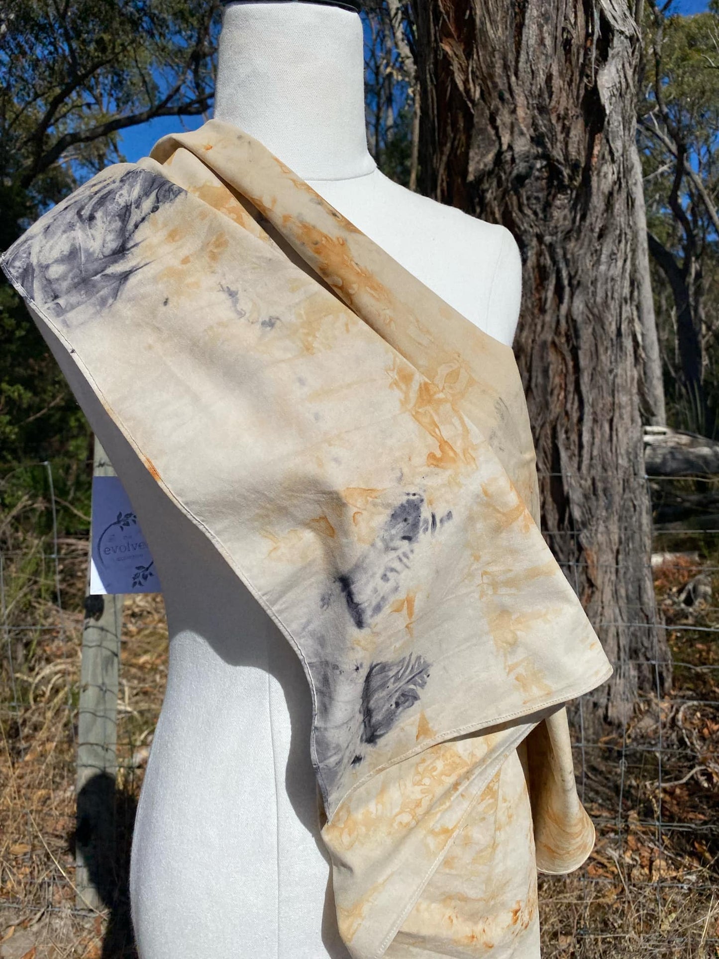 Eco-Dyed Scarf #3