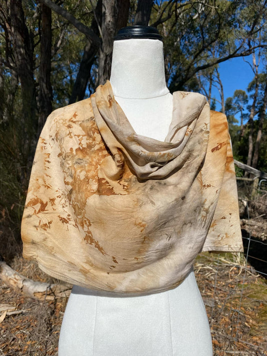 Eco-Dyed Scarf #7