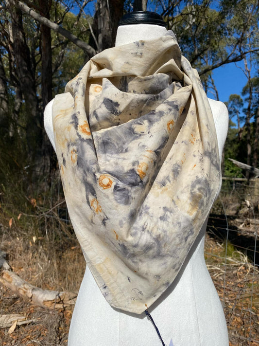 Eco-Dyed Scarf #1